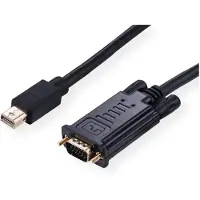 Value Cable MiniDisplayPort - VGA, Mini DP M - VGA M, zwart, 2 m