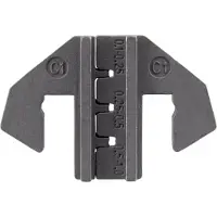 Toolcraft PLE-0C1 Krimp-onderdelen Platte stekkers Krimpbereik: 0.1 tot 1 mm² Geschikt voor merk: PZ-500