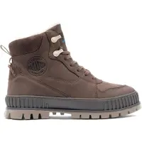 Palladium - Hoge schoenen - Pallashock Warm Wp Dear Brown voor Dames van Katoen - Maat 42 - Bruin