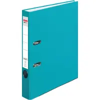 Herlitz Ordner maX.file protect, Rückenbreite: 50 mm, türkis DIN A4, PP-Kunststoffbezug, Kantenschutz, Einst