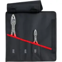 Knipex Trolleytas TwinGrip, set van 2 frontgreep tangen (rood, lengte 150 / 250 mm)