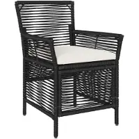 vidaXL Tuinstoelen, 2 stuks, zwart en crème, van polyrotan