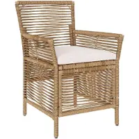 vidaXL Tuinstoel, 4 stuks, beige en crème, van polyrotan