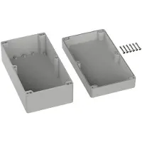 TRU COMPONENTS TC-9065584 Outdoorbehuizing 360 x 200 x 149.5 Polycarbonaat Grijs-wit (RAL 7035) 1 stuk(s)