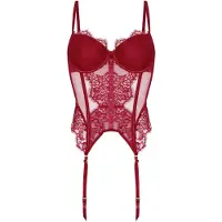 Hunkemoller Bustier Cecilia Rood Dames | Maat: 75D