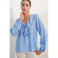 Big Dart Vrouwen Viscose Mix Blouse