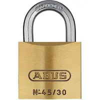 ABUS Cilinderhangslot | breedte slotlichaam 29 mm | messing verschillendsluitend | 1 stuk - 80611 80611