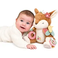 Little Dutch - Knuffel - Hert - Geschikt vanaf de Geboorte - Hoogte 30 cm - Fairy Garden - Baby Knuffel - Knuffels - Activiteitenknuffel - Speelgoed - Kraamcadeau - Babyshower Cadeau