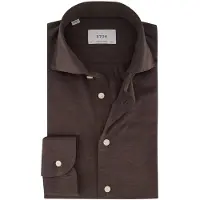 Eton Overhemden Contemporary Fit bruin