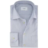 Eton Overhemd geprint lichtblauw Classic Fit lange mouw