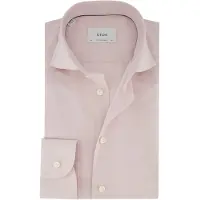 Eton Contemporary fit overhemd wide collar roze