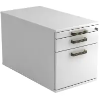 Hjh OFFICE PRO SIGNA TC20 SG - Rolcontainer Wit Hout met ophangsysteem Greeplijst kunststof