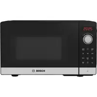 Bosch FEL023MS2 - Vrijstaande magnetron, 44 x 26 cm, grillfunctie, roestvrij staal