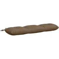 vidaXL Bankkussen VIANEN 100% Polyester Taupe 130 x 30 x 12 cm