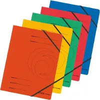 Herlitz Eckspanner A4 Quality farb.sort. 5er Packung