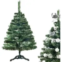 Creative Home Realistische Kunstmatige Kerstboom Fir Xmas Tree | Afmeting: 120 cm | Feestdagdecor | Diepgroene Dichte Takken Stabiele Stand | Binnen & Buiten