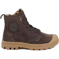 Palladium - Dameslaarzen - Pampa Hi Zip Wl Wild W Dark Cocoa voor Dames - Maat 39 - Bruin