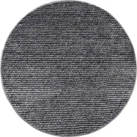 vidaXL - Tapijt - Antraciet - Ø - 120 - cm - 100% - Polyester - 3 - mm - Wasbaar
