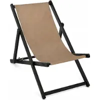 AllBags Luxe Houten Loungestoel met Fullprint - Opvouwbaar & Verstelbaar