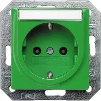Siemens 5UB1537 Wandcontactdoos met randaarde Delta Groen Schakelmateriaal 1 stuk(s)