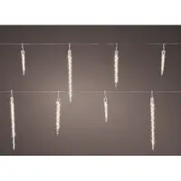 Kaemingk LED ijspegelverlichting l250 cm 76l warm wit Decoris