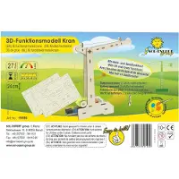 SOL EXPERT 19590 Motorbetriebener Kran Elektronica, Experimenten, Knutselen, Natuurkunde Bouwpakket Vanaf 14 jaar