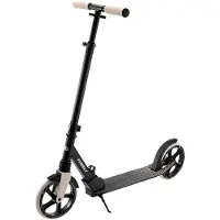 Kinderkraft FREELY Scooter Beige – opvouwbare stadsroller voor kinderen vanaf 5 jaar en volwassenen tot 100 kg