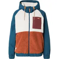 Iriedaily Tussenjas 'Arctikmix' blauw / cognac / wolwit