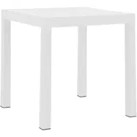 CLP Tuintafel Kato - Vierkant - 73 x 73 cm - wit