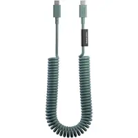 Native Union Pop Cable - Slate Green - USB-C naar USB-C - 2.4M - 60W