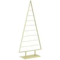 vidaXL Metalen kerstboom KUOPIO 210 cm Staal Goud