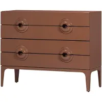 Woood Merge Ladekast/Commode - Hout - Oud Roze - 89x110x44