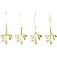 Cooee Design Cooee kersthanger messing 4-pack Mistletoe