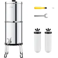 OEM Gravity Waterfiltersysteem RVS aanrechtbladsysteem 7,8 + 8,5 L waterfiltratiesysteem