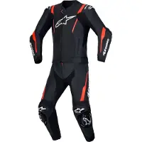 Alpinestars Missile V3 2-delig pak i læder Zwart/Rood 50 Mannen