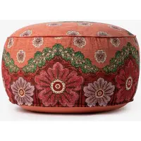 Sissy-Boy Multicolour Poef Met Bloemenprint
