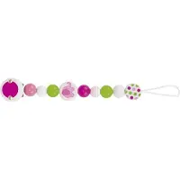 Heimess Houten Fopspeenketting Olifant Roze 21,5 Cm