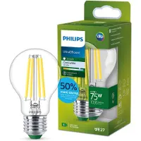 Philips filamentlamp helder 75W A60 E27 - 5,2 W - 1095 lm - 4000 K