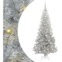 vidaXL Kerstboom Zilver 210 cm PET