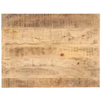 vidaXL Tafelblad 25-27 mm 80x70 cm massief mangohout