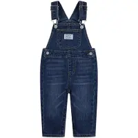 Levi's Unisex Denim Shortall Por Vida Maat: 9M | Overhemden Outlet | kids | Blauw