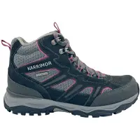 Karrimor Waterdichte wandelschoenen van suède voor dames, model Mount (Zwart/roze)