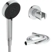 Ideal standard Alero handdoucheset, douchekop 2 functies, doucheslang 1750 mm en muurbeugel – Chroom