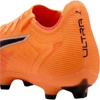 Puma Heren Ultra Match Stevige Grond Voetbalschoenen (Oranje/zwart)