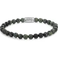 Rebel & Rose Green Rocks RR-60139-S-M Armband 6mm Groen 17,5cm