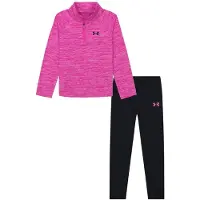 Under Armour Meisjesset Trainingspak (Zwart/roze)