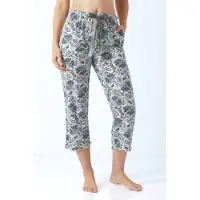Hajo Premium dames lounge broek gebroken wit | Maat 52/54