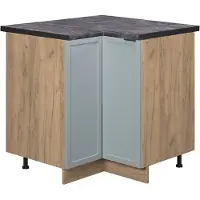 Vicco Hoekkast Fame-Line Licht blauw-grijs 80.5 cm , WB Antraciet, Model 50793