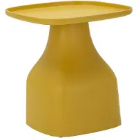 Mauro Ferretti bijzettafel Gea, geel, 48x48x50 cm