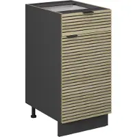 Vicco Keukenonderkast Fame-Line Eiken paneel 40 cm zonder werkblad, Model 51292